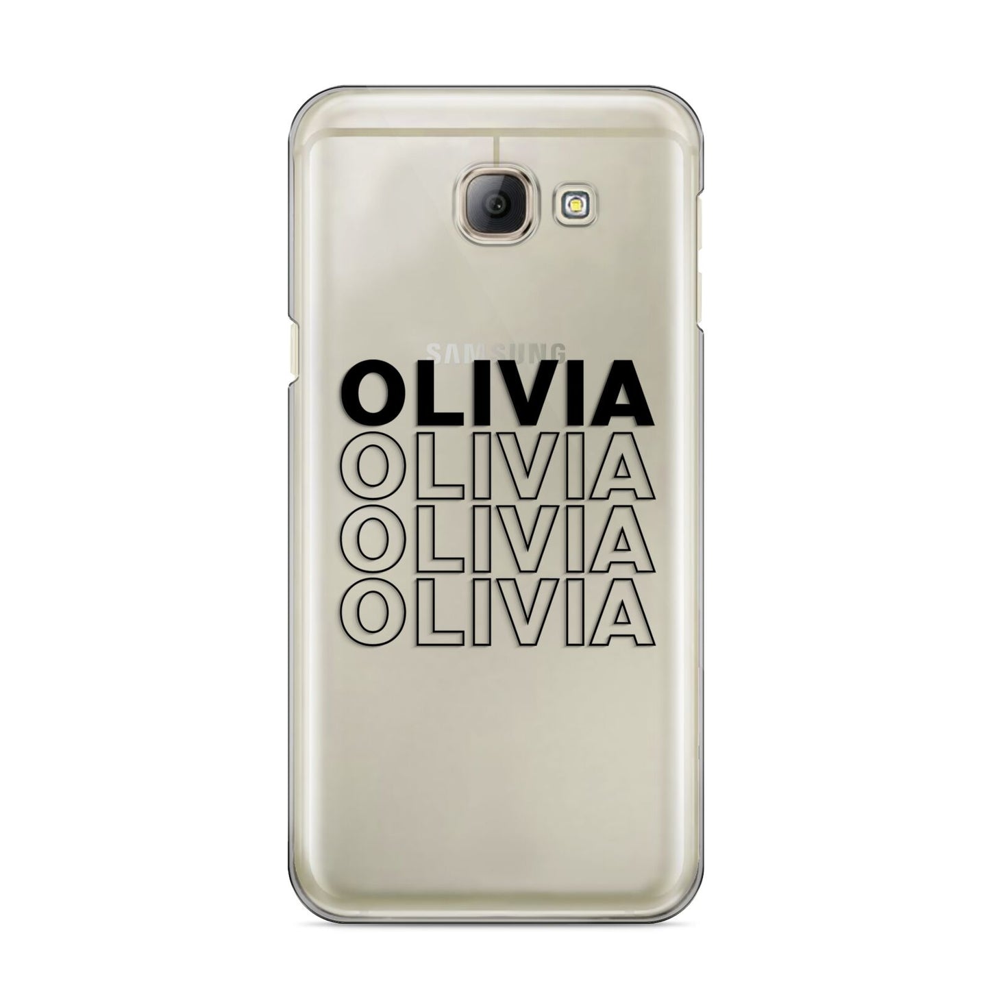 Custom Repeat Name Samsung Galaxy A8 2016 Case