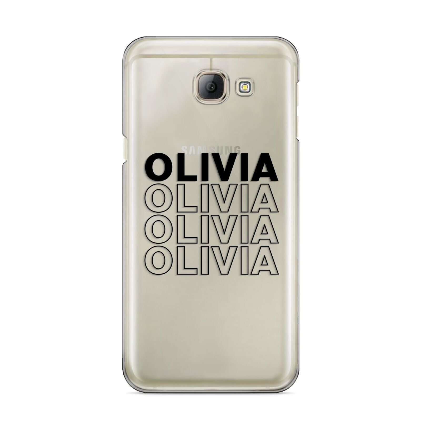 Custom Repeat Name Samsung Galaxy A8 2016 Case