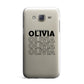 Custom Repeat Name Samsung Galaxy J7 Case