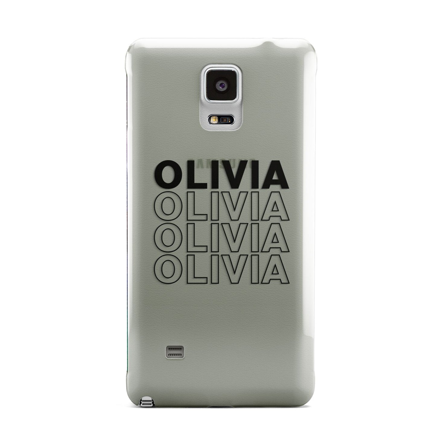 Custom Repeat Name Samsung Galaxy Note 4 Case