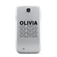 Custom Repeat Name Samsung Galaxy S4 Case