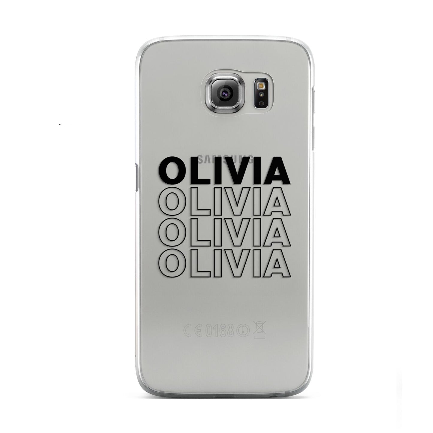 Custom Repeat Name Samsung Galaxy S6 Case