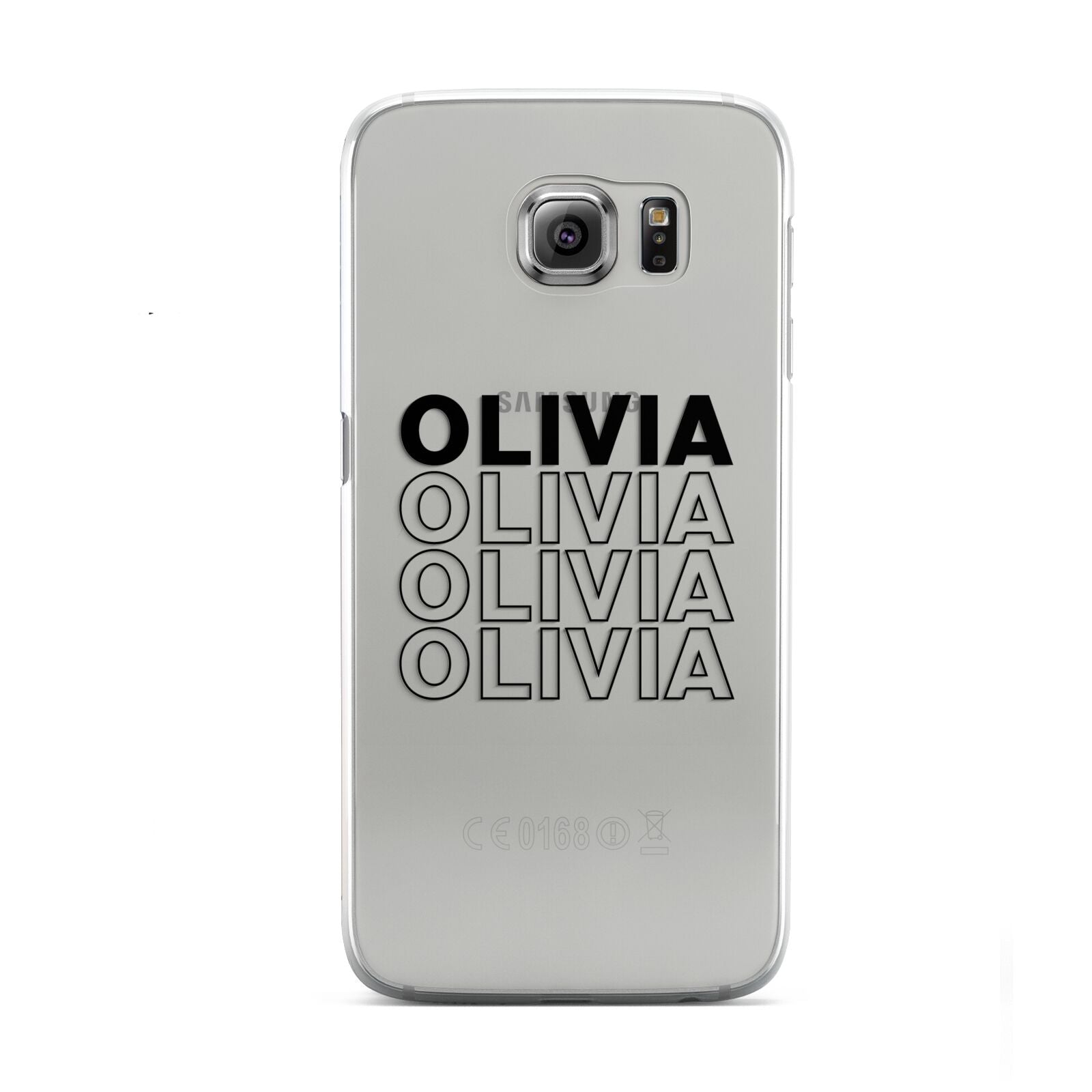 Custom Repeat Name Samsung Galaxy S6 Case