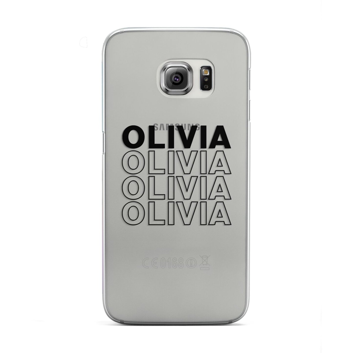 Custom Repeat Name Samsung Galaxy S6 Edge Case
