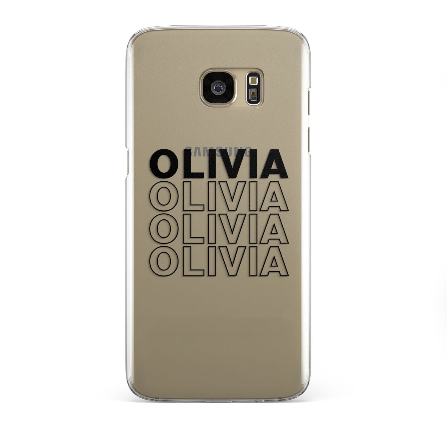 Custom Repeat Name Samsung Galaxy S7 Edge Case