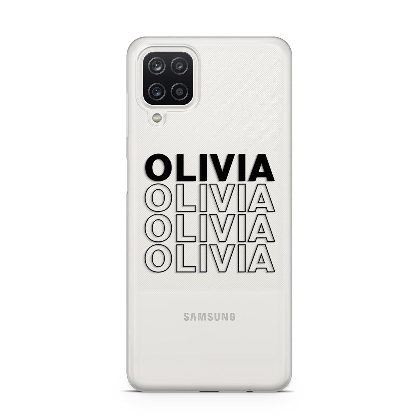 Custom Repeat Name Samsung M12 Case