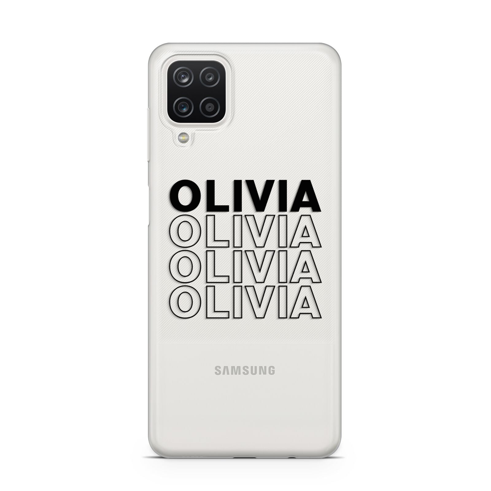 Custom Repeat Name Samsung M12 Case