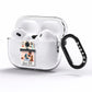 Custom Retro Photo AirPods Pro Clear Case Side Image