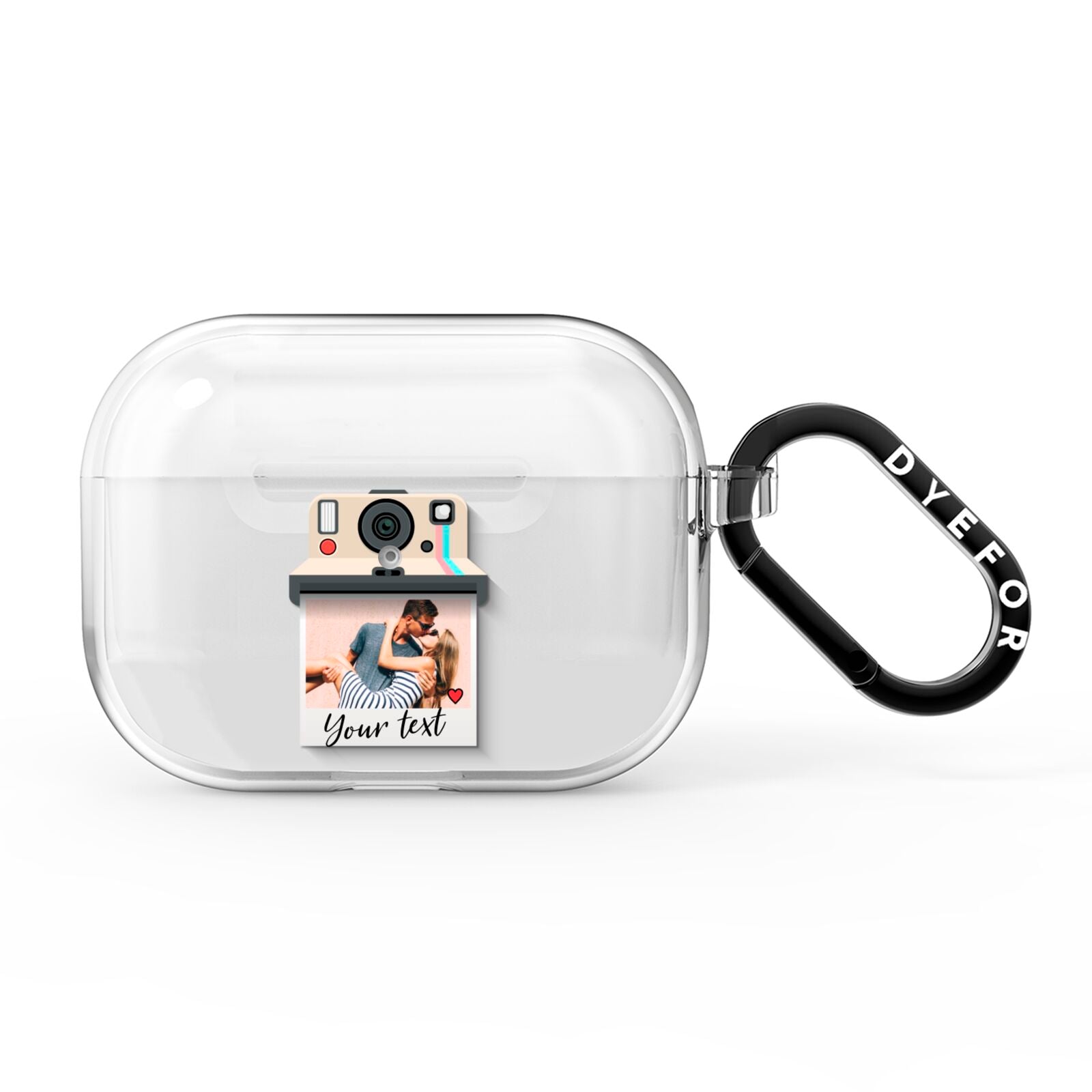 Custom Retro Photo AirPods Pro Clear Case