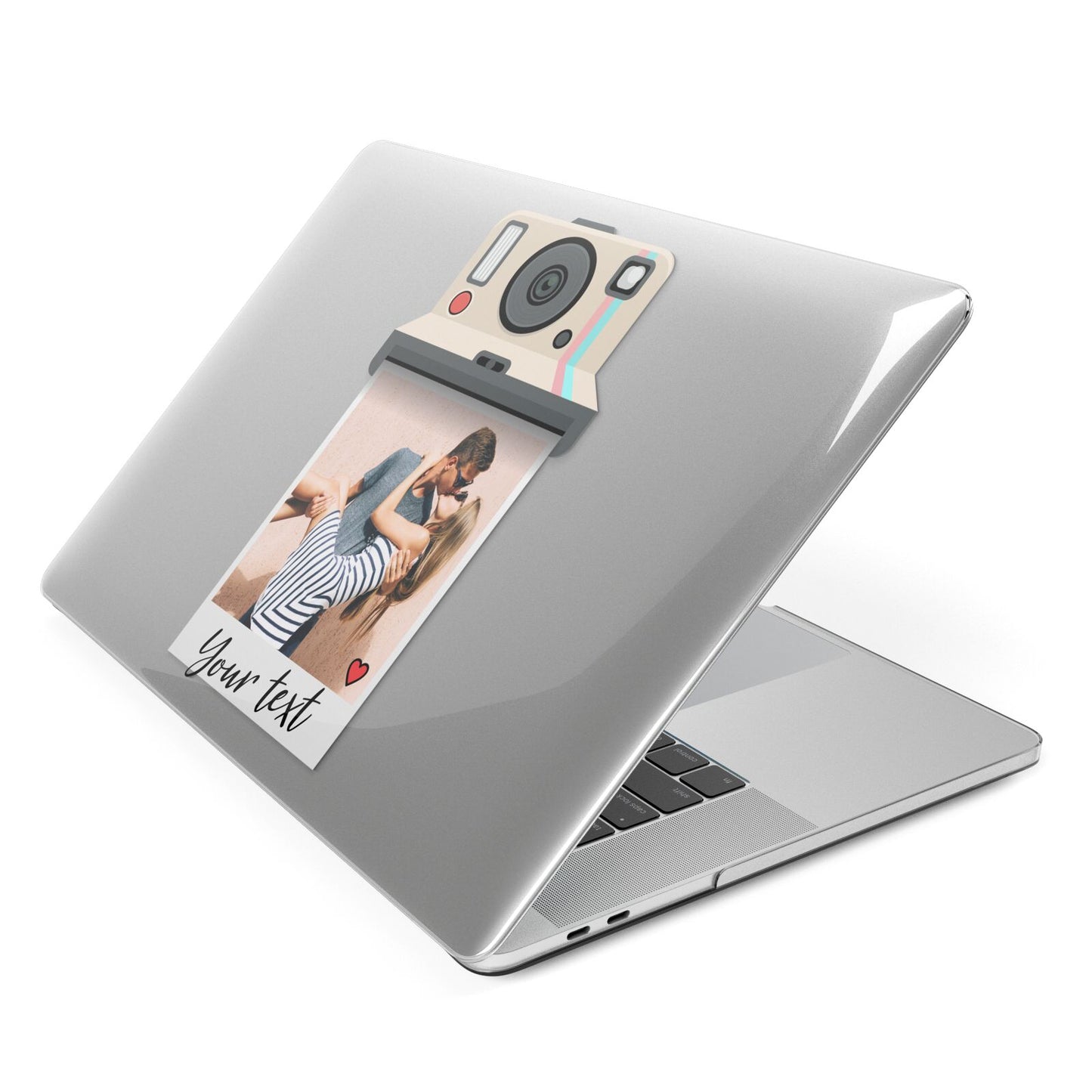Custom Retro Photo Apple MacBook Case Side View
