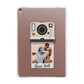Custom Retro Photo Apple iPad Rose Gold Case