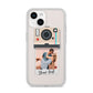 Custom Retro Photo iPhone 14 Clear Tough Case Starlight