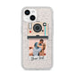Custom Retro Photo iPhone 14 Glitter Tough Case Starlight