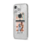 Custom Retro Photo iPhone 14 Pro Max Glitter Tough Case Silver Angled Image