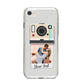 Custom Retro Photo iPhone 8 Bumper Case on Silver iPhone