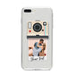 Custom Retro Photo iPhone 8 Plus Bumper Case on Silver iPhone