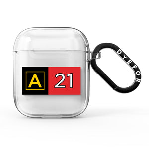 Custom Runway Location and Hold Position AirPods Case