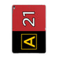 Custom Runway Location and Hold Position Apple iPad Grey Case