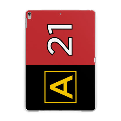 Custom Runway Location and Hold Position Apple iPad Silver Case