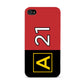 Custom Runway Location and Hold Position Apple iPhone 4s Case