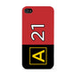 Custom Runway Location and Hold Position Apple iPhone 4s Case