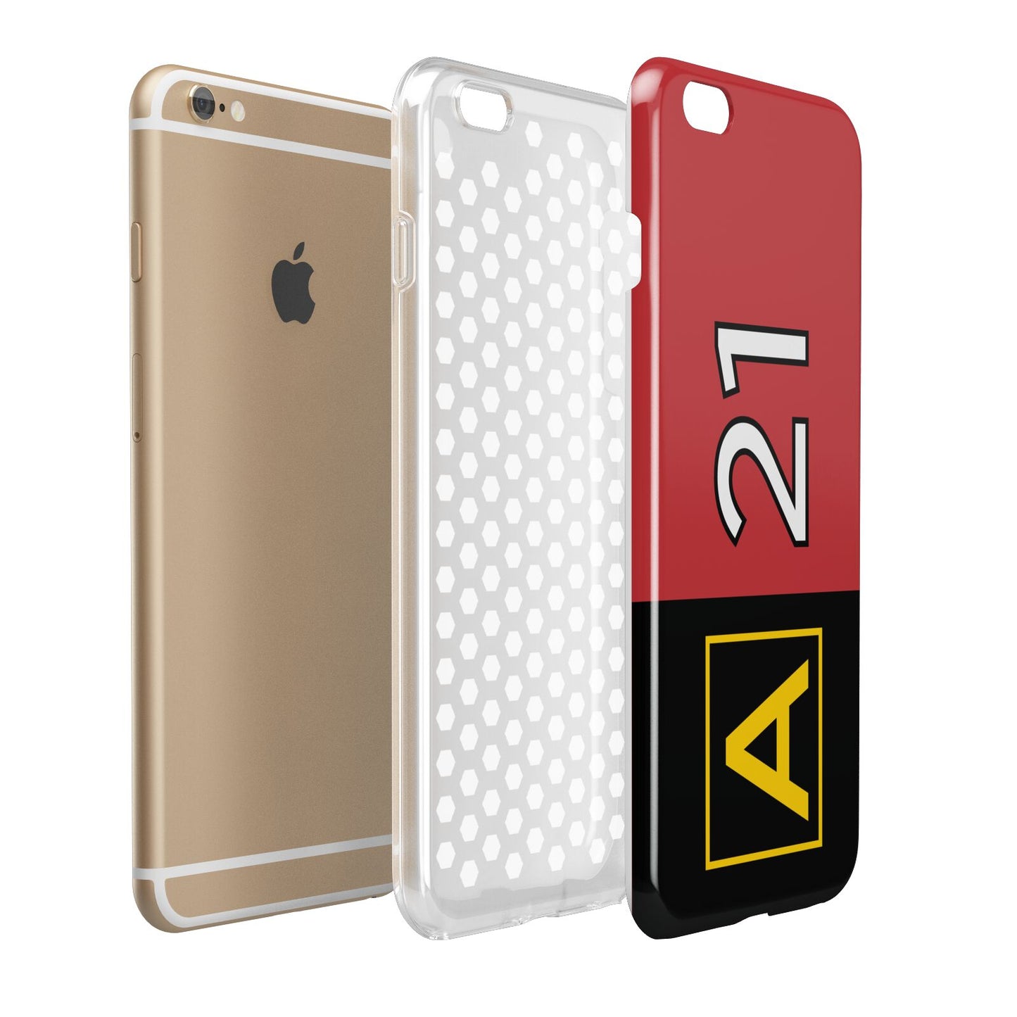 Custom Runway Location and Hold Position Apple iPhone 6 Plus 3D Tough Case Expand Detail Image
