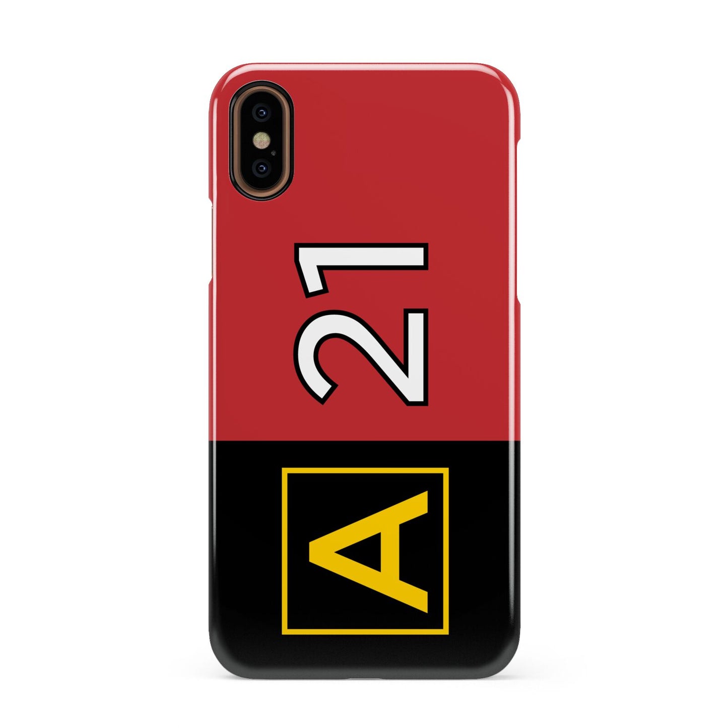 Custom Runway Location and Hold Position Apple iPhone XS 3D Snap Case