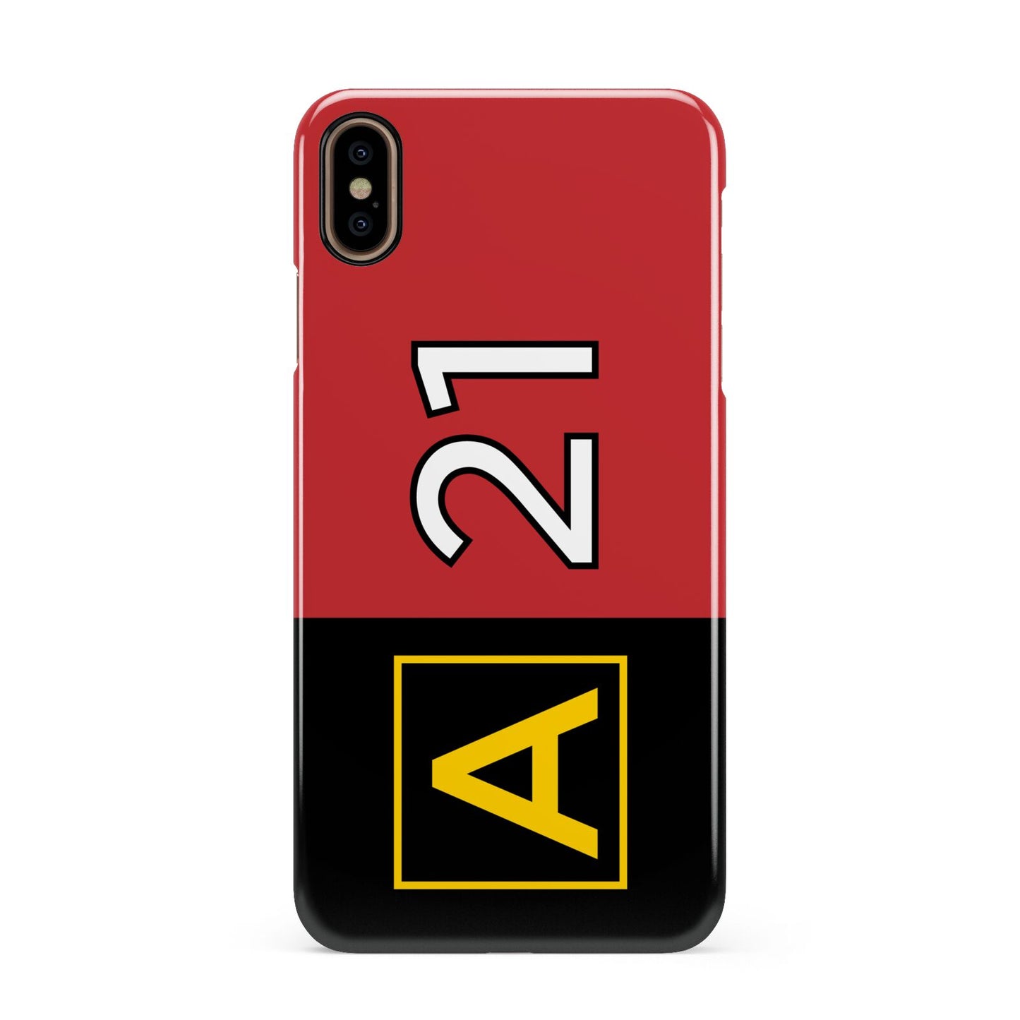 Custom Runway Location and Hold Position Apple iPhone Xs Max 3D Snap Case