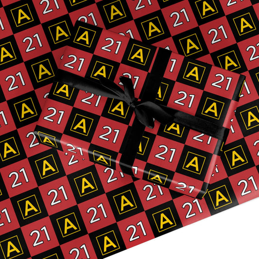 Custom Runway Location and Hold Position Custom Wrapping Paper