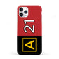 Custom Runway Location and Hold Position iPhone 11 Pro 3D Tough Case