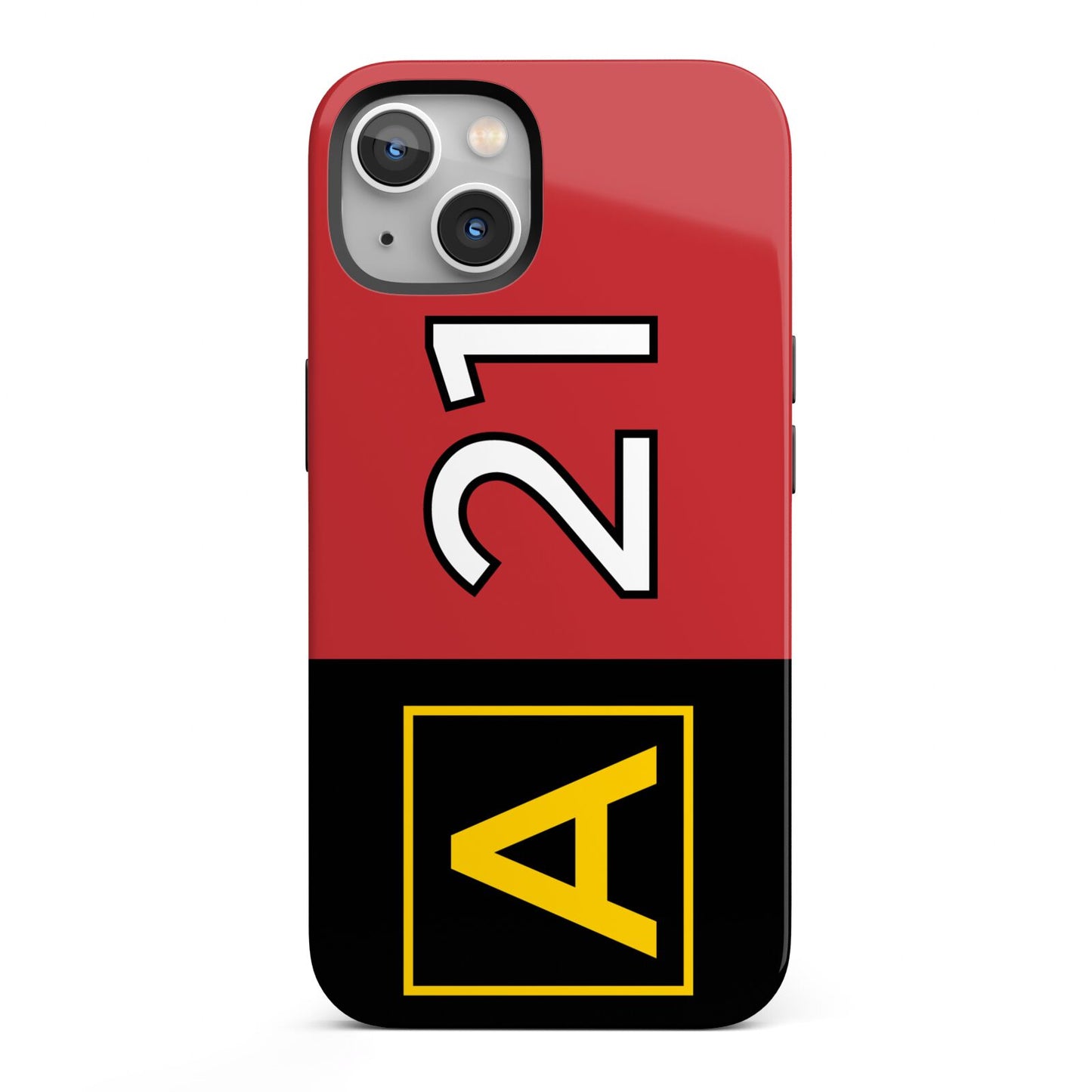 Custom Runway Location and Hold Position iPhone 13 Full Wrap 3D Tough Case