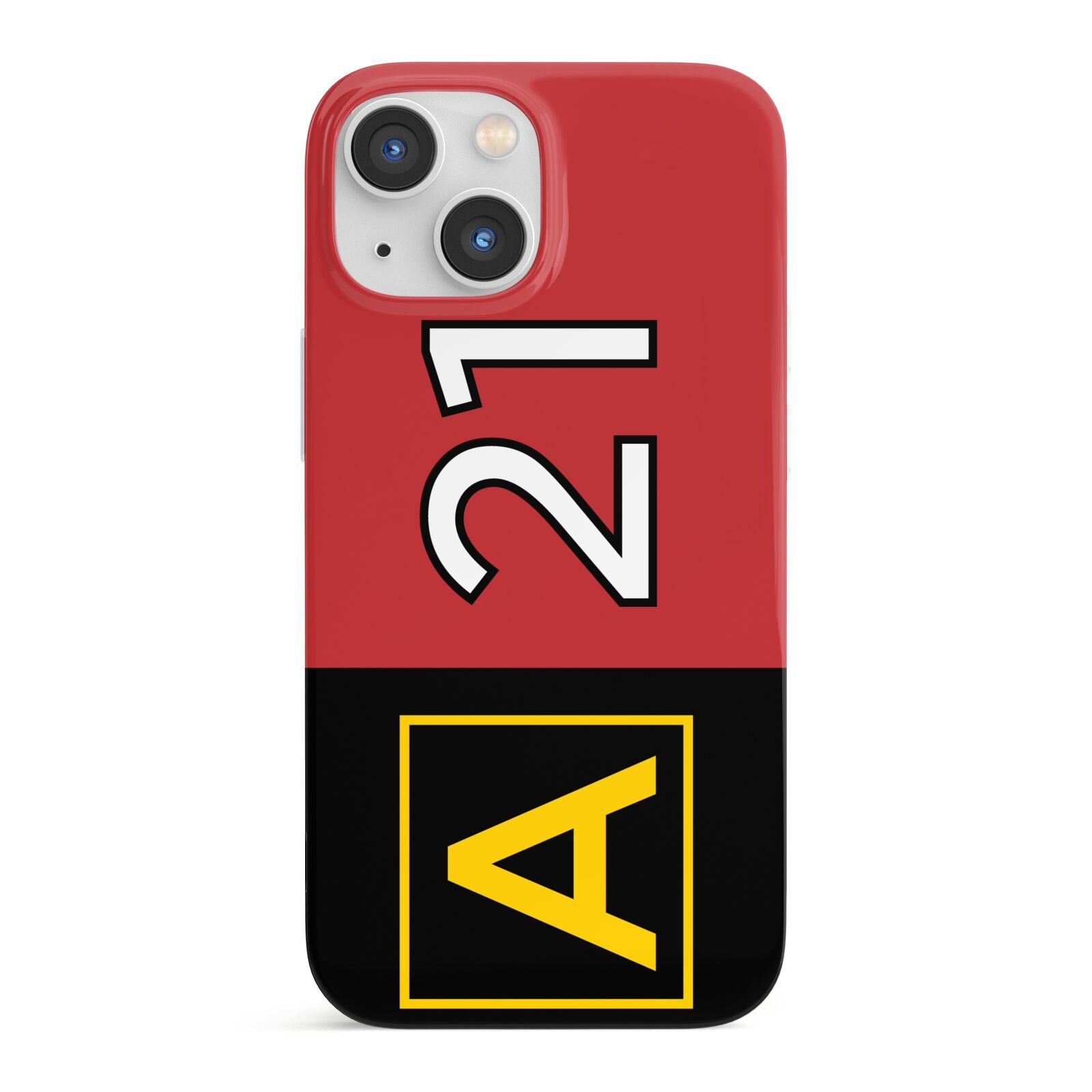 Custom Runway Location and Hold Position iPhone 13 Mini Full Wrap 3D Snap Case