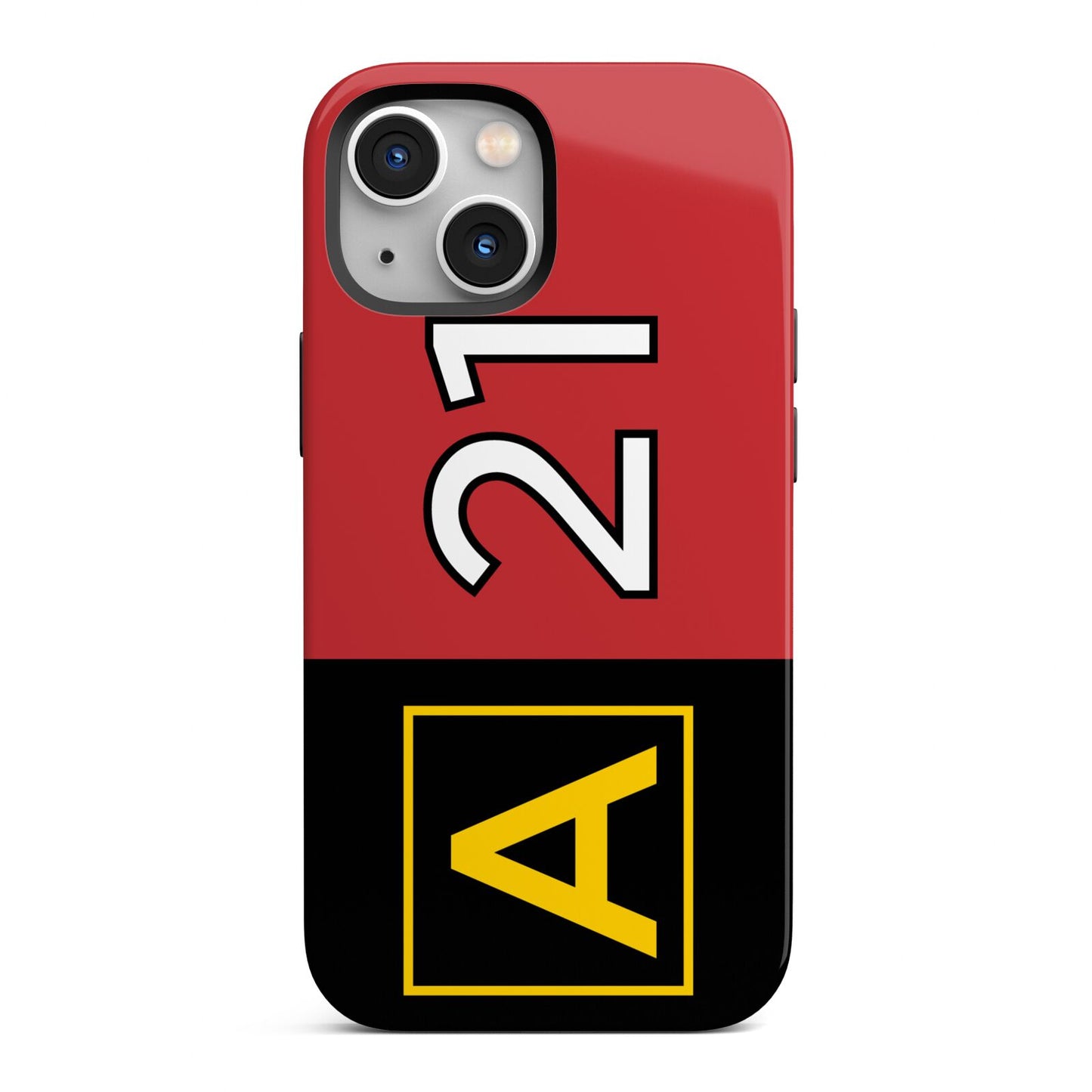 Custom Runway Location and Hold Position iPhone 13 Mini Full Wrap 3D Tough Case