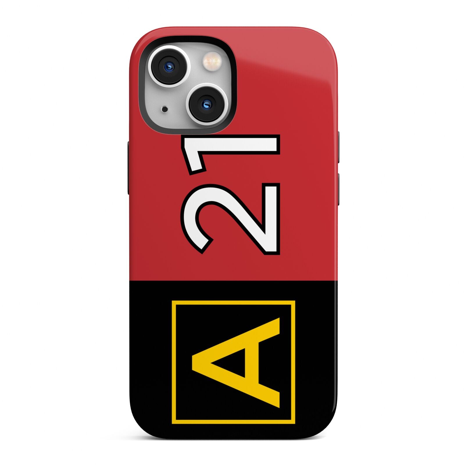 Custom Runway Location and Hold Position iPhone 13 Mini Full Wrap 3D Tough Case