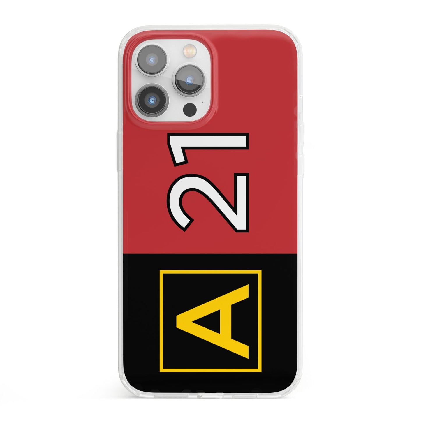 Custom Runway Location and Hold Position iPhone 13 Pro Max Clear Bumper Case