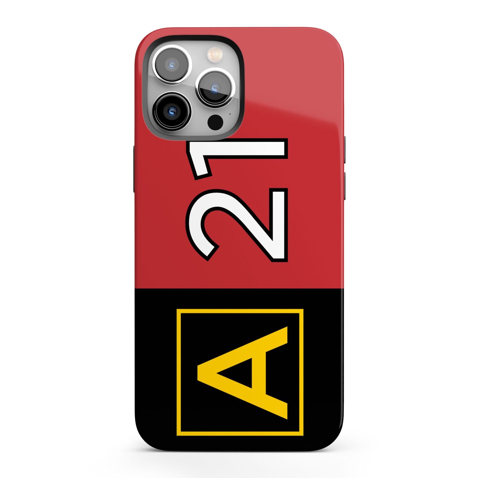 Custom Runway Location and Hold Position iPhone 13 Pro Max Full Wrap 3D Tough Case