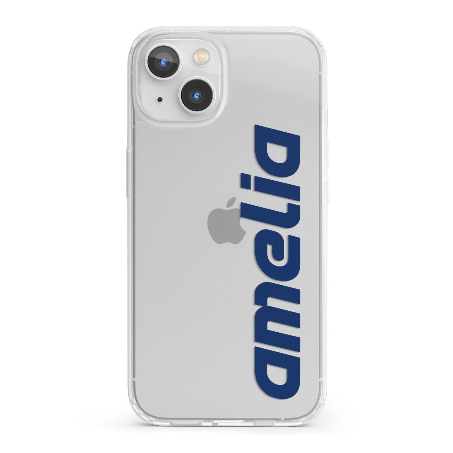 Custom Sci Fi Text iPhone 13 Clear Bumper Case