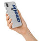 Custom Sci Fi Text iPhone X Bumper Case on Silver iPhone Alternative Image 2