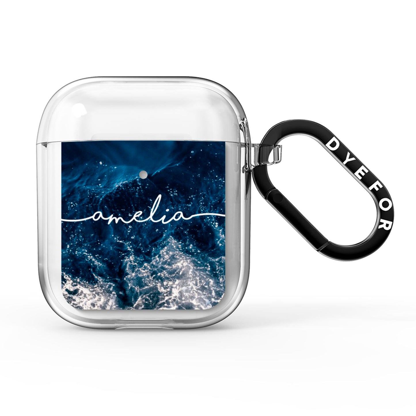 Custom Sea AirPods Clear Case