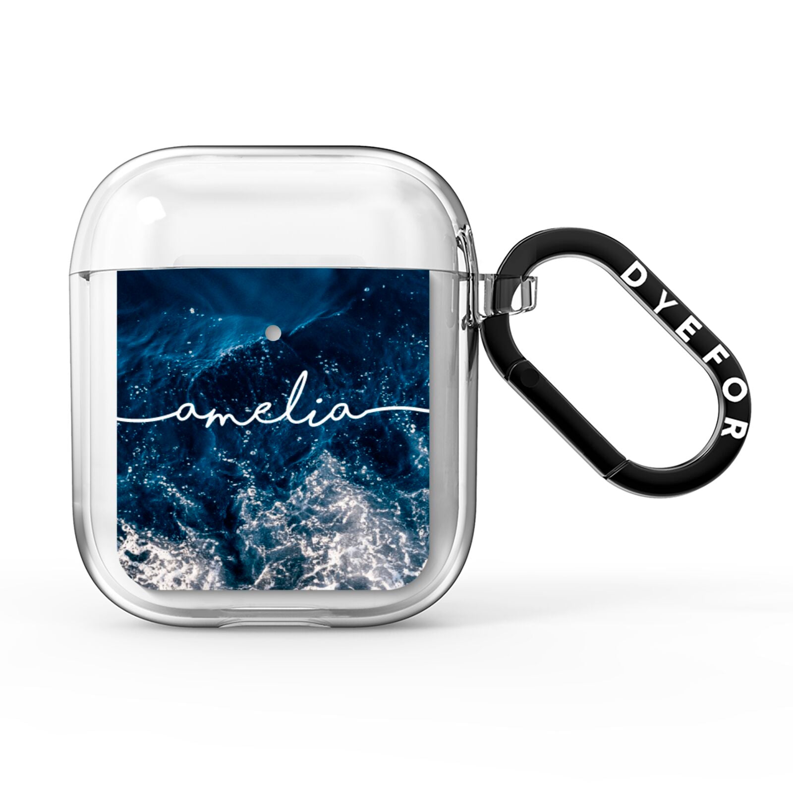 Custom Sea AirPods Clear Case