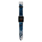 Custom Sea Apple Watch Strap with Silver Hardware