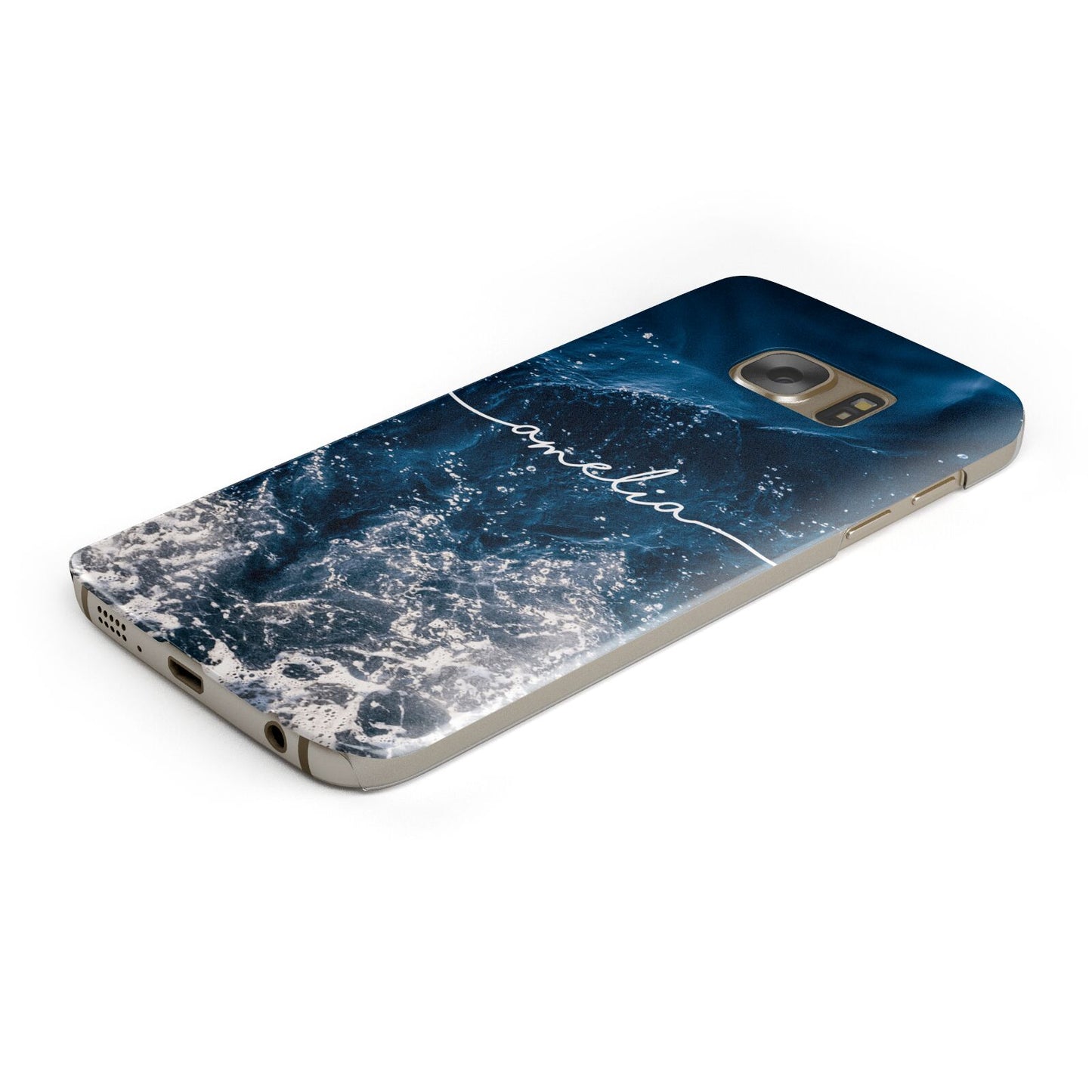 Custom Sea Samsung Galaxy Case Bottom Cutout