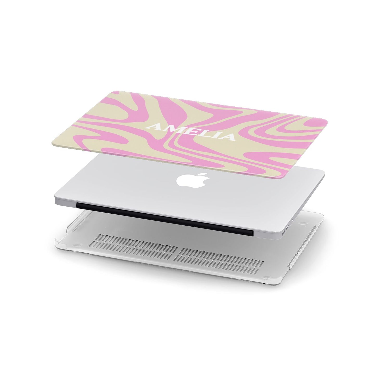Custom Seventies Apple MacBook Case in Detail