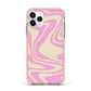 Custom Seventies Apple iPhone 11 Pro in Silver with Pink Impact Case