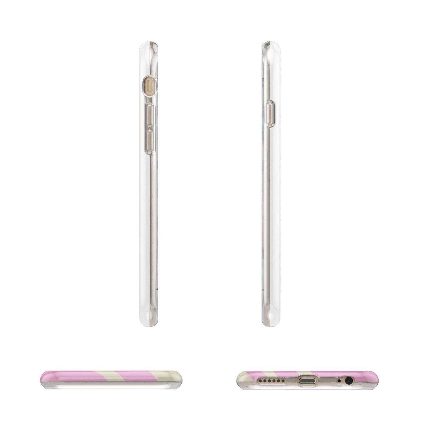 Custom Seventies Apple iPhone 6 3D Wrap Tough Case Alternative Image Angles