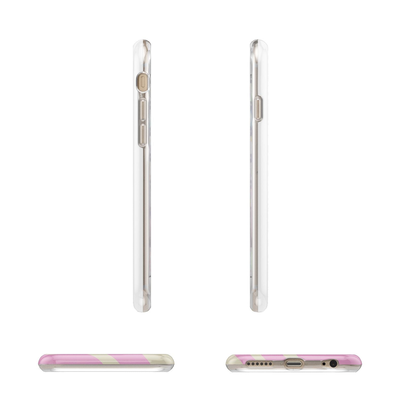 Custom Seventies Apple iPhone 6 3D Wrap Tough Case Alternative Image Angles