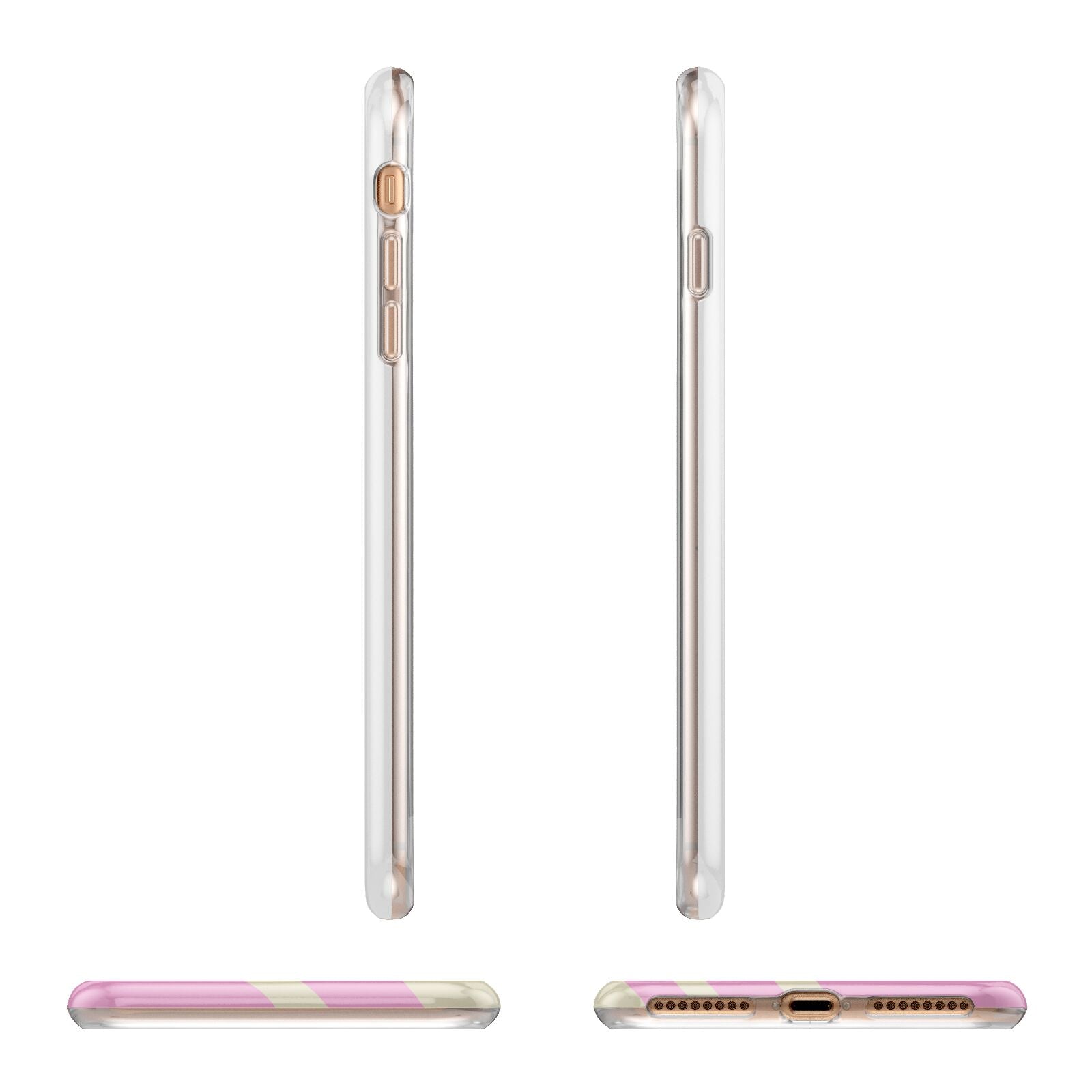 Custom Seventies Apple iPhone 7 8 Plus 3D Wrap Tough Case Alternative Image Angles