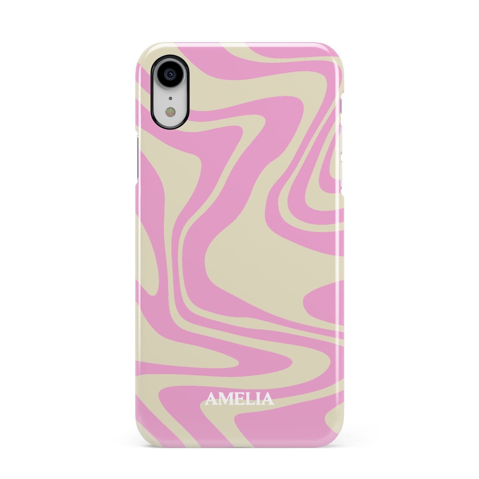 Custom Seventies Apple iPhone XR White 3D Snap Case