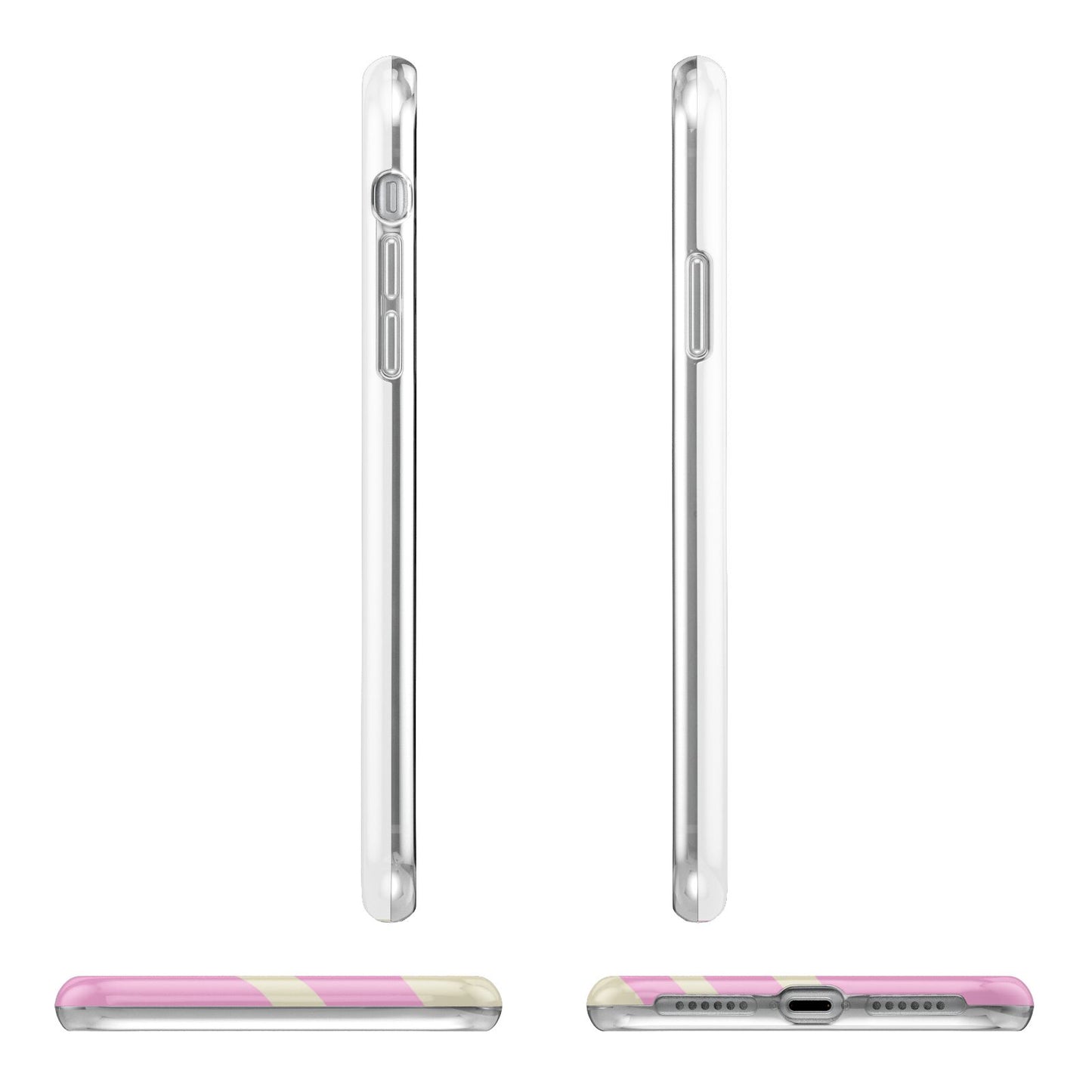 Custom Seventies Apple iPhone XR in White with 3D Wrap Tough Case Alternative Image Angles