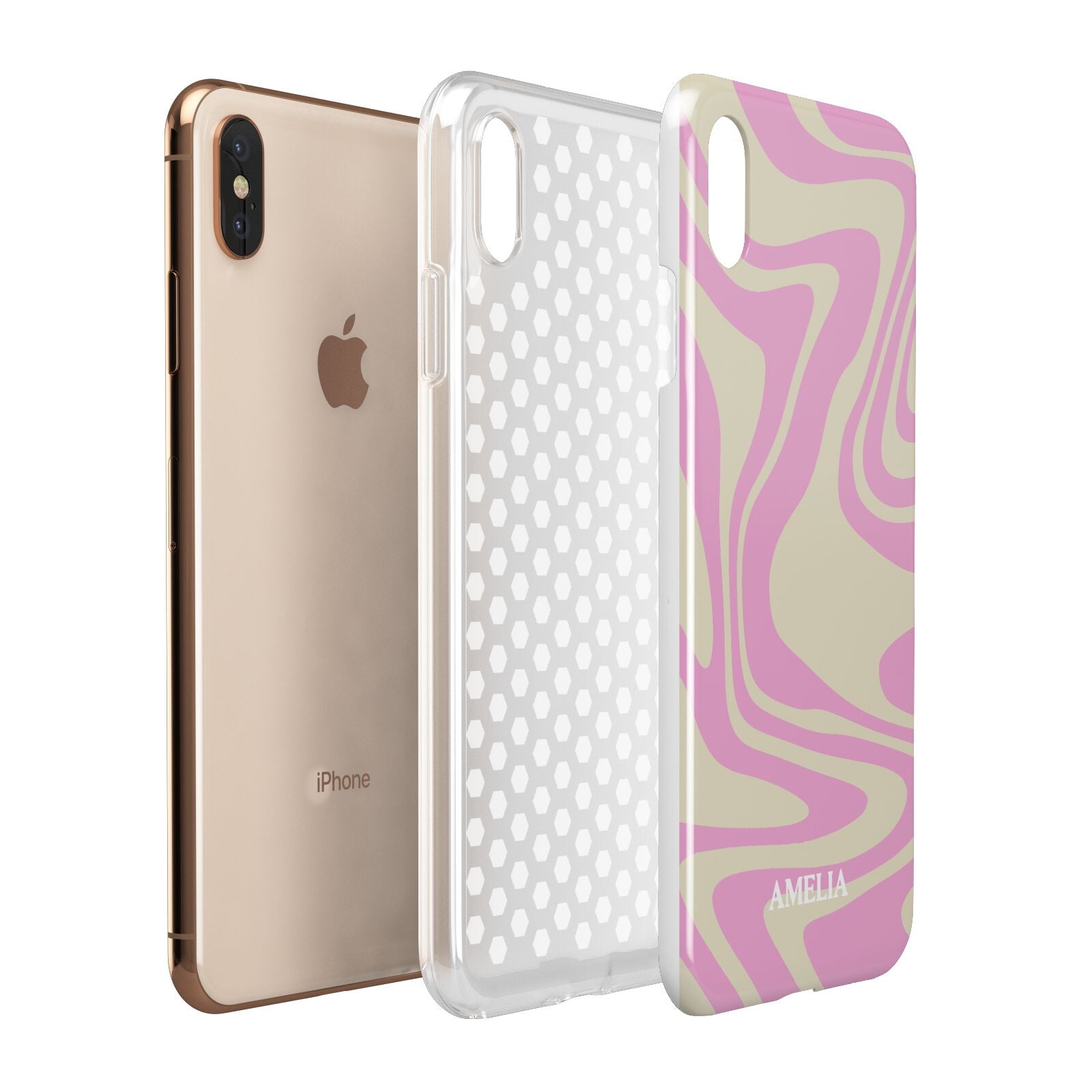 Custom Seventies Apple iPhone Xs Max 3D Tough Case Expanded View